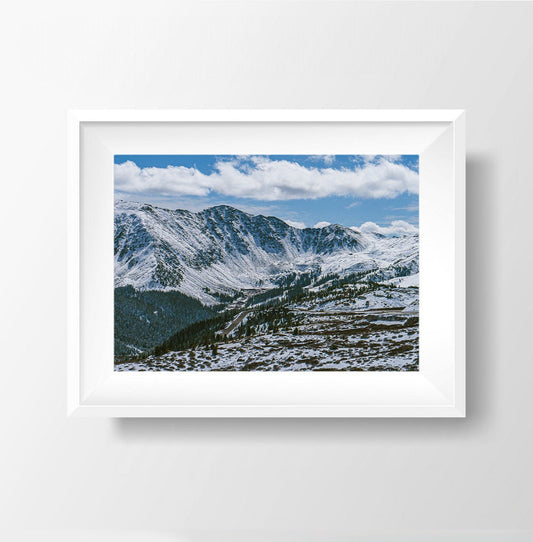 Snow-Kissed Mountains - Loveland Pass Winter Landscape