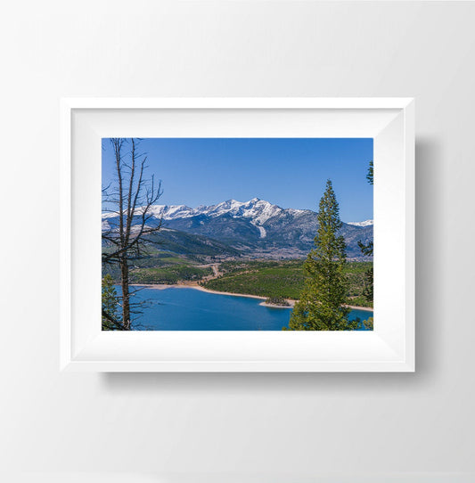 Sapphire Point Serenity - Mountain and Lake Landscape