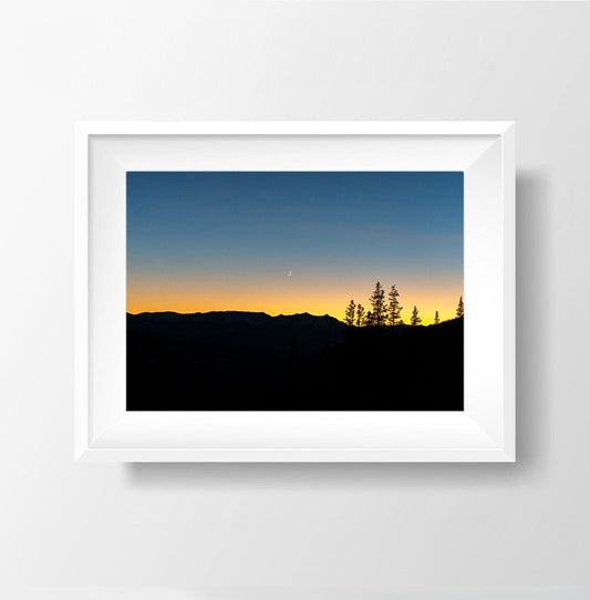 Mountain Twilight - Sunset Over The Rockies