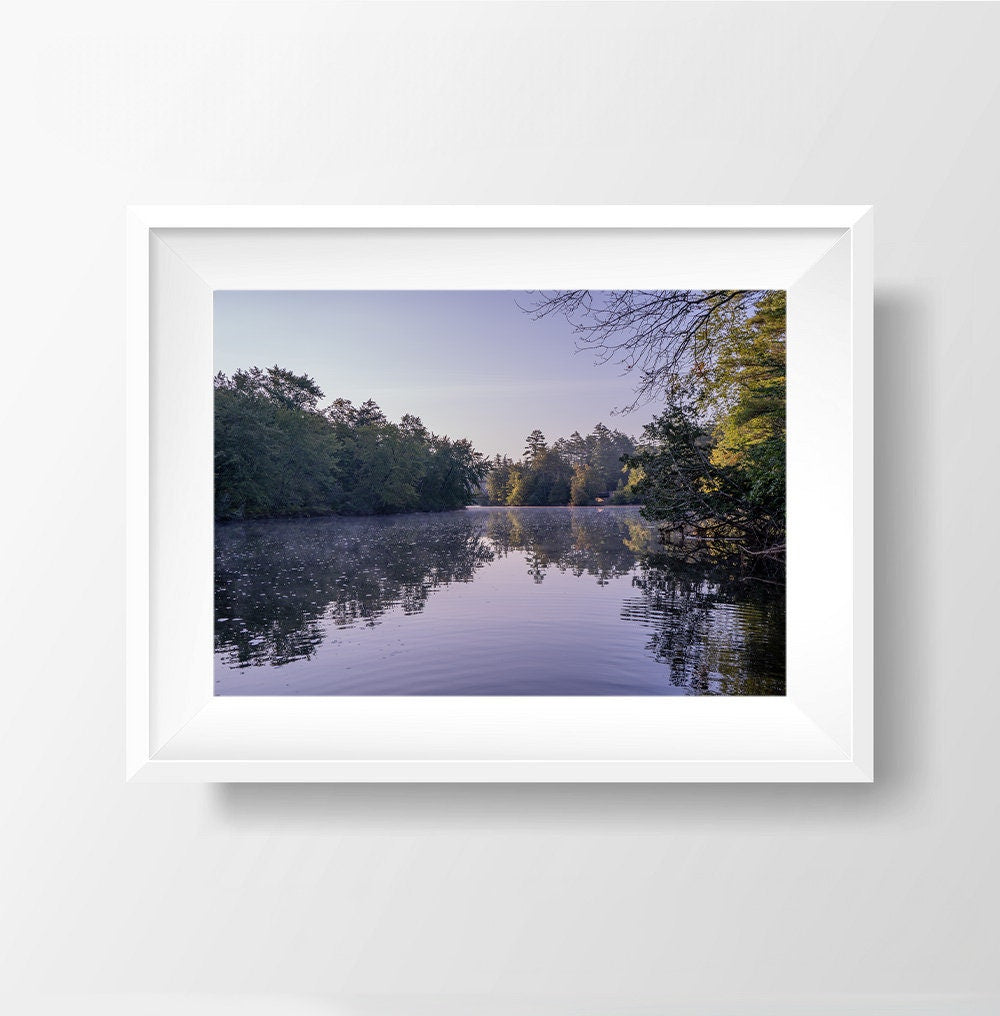 Morning Tranquility - Schroon River Sunrise Photography Print